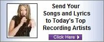 Send your original songs and lyrics to recording artists